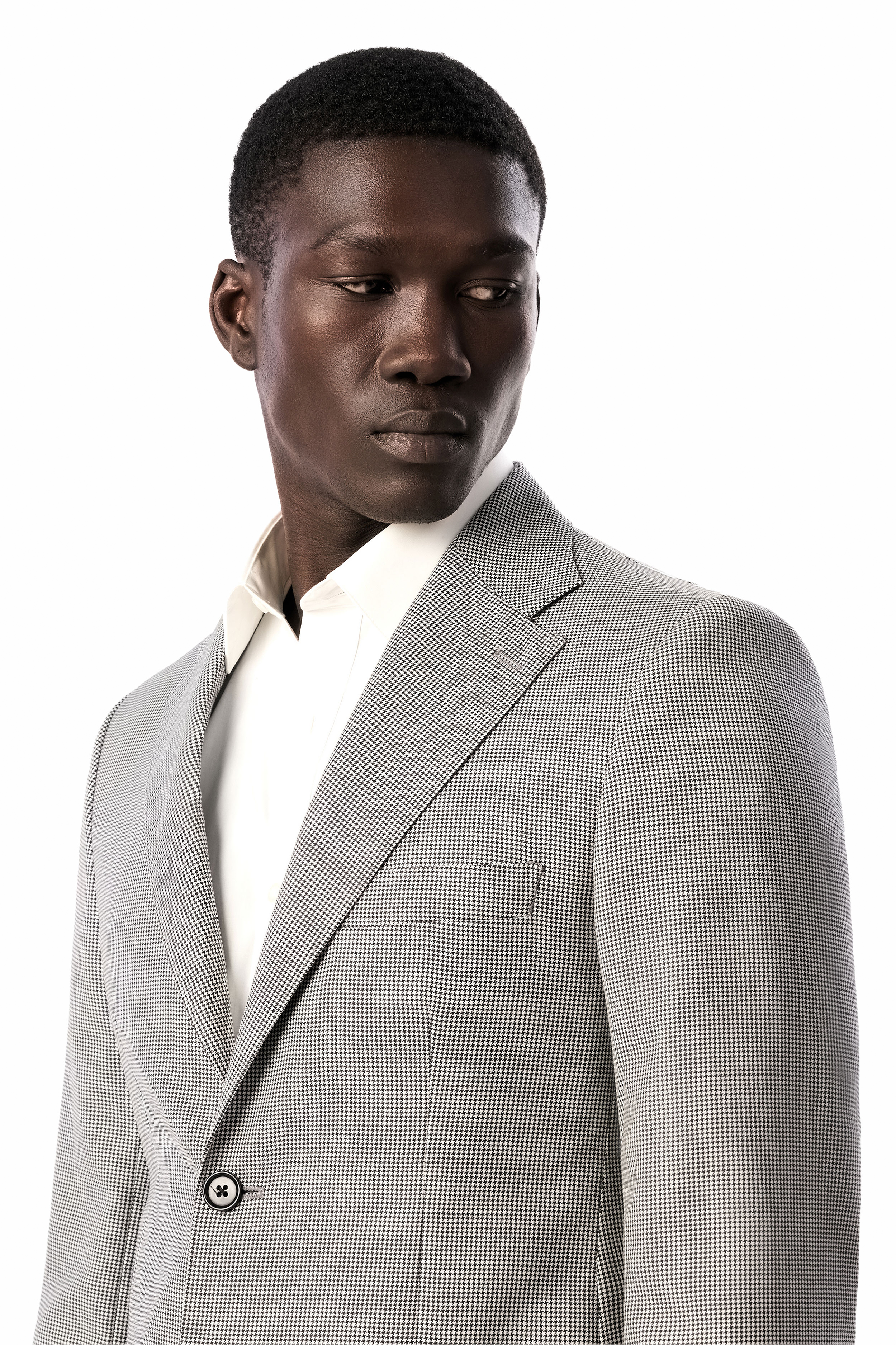 Black & White Classic Houndstooth Suit