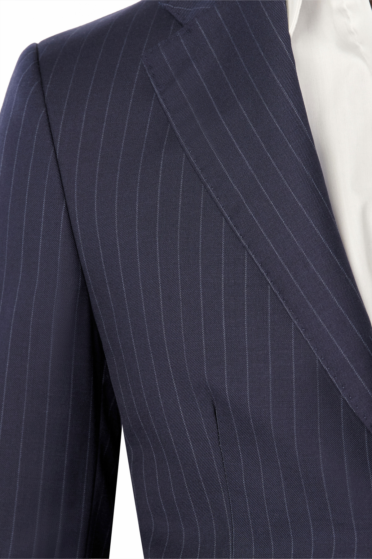 Classic Navy Pinstripe 2-Button Suit