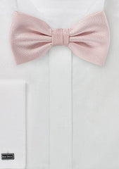 Peach Blush MicroTexture Bowtie