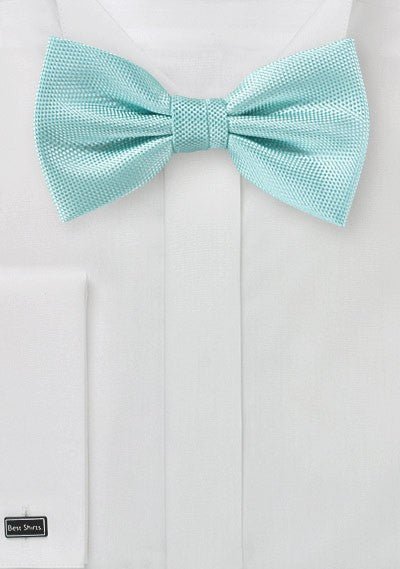 Pool Blue MicroTexture Bowtie