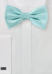 Pool Blue MicroTexture Bowtie