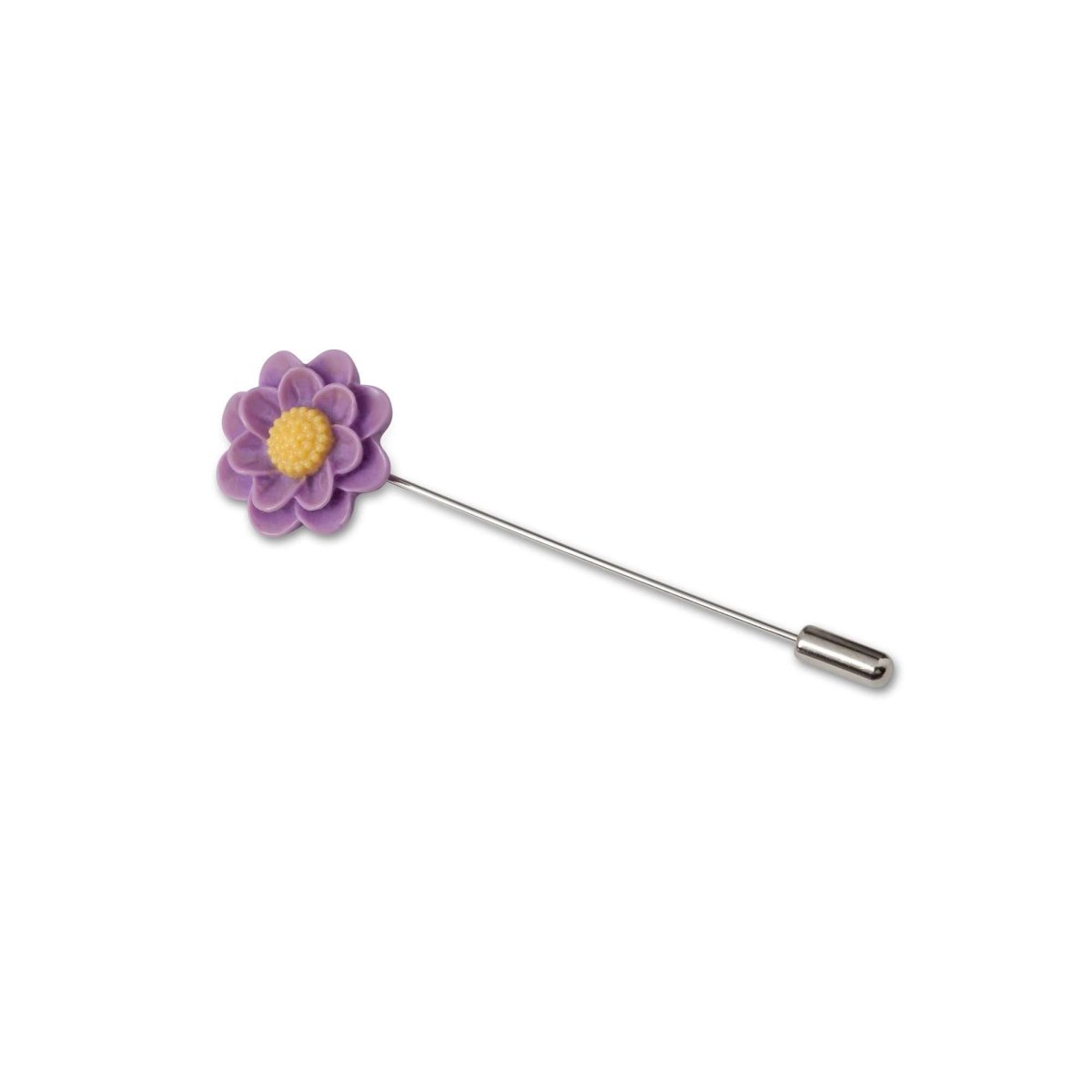 Purple Sunflower Lapel Pin