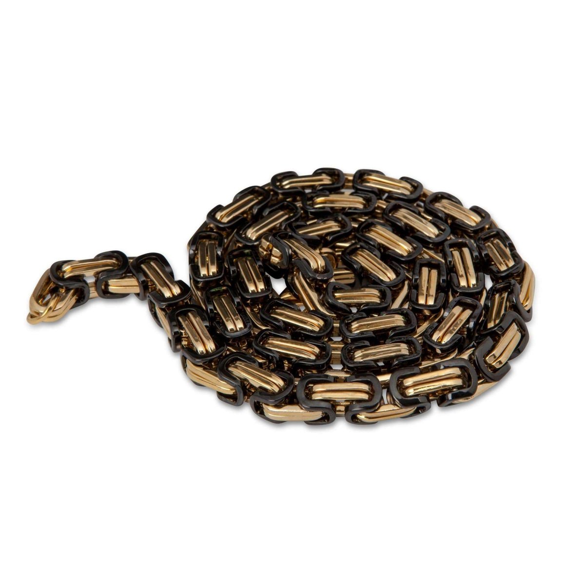 Reversed Black and Gold Necklace