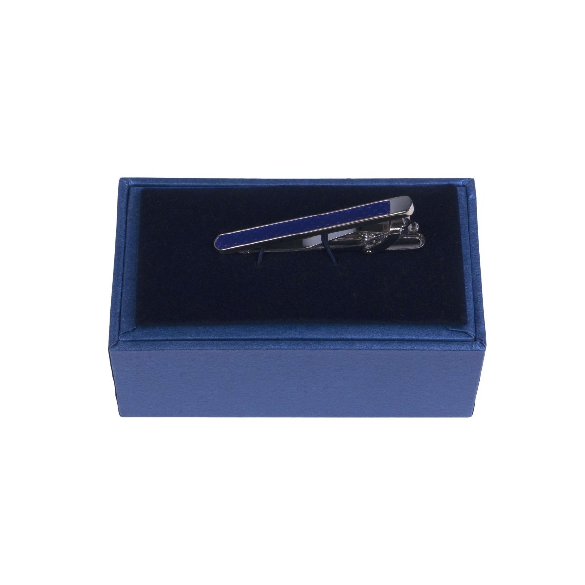 Royal Blue Patterned Tie Bar