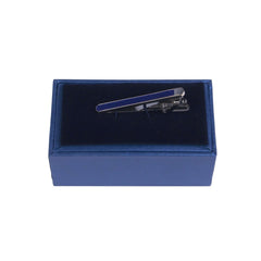 Royal Blue Patterned Tie Bar