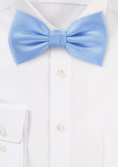 Sky Blue MicroTexture Bowtie