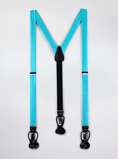 Solid Satin Suspenders