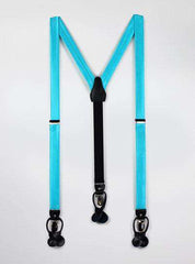Solid Satin Suspenders