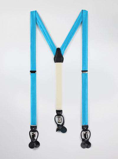 Solid Satin Suspenders