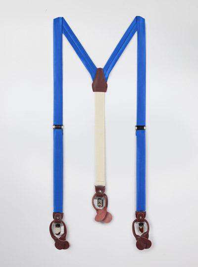 Solid Satin Suspenders