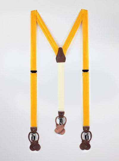 Solid Satin Suspenders
