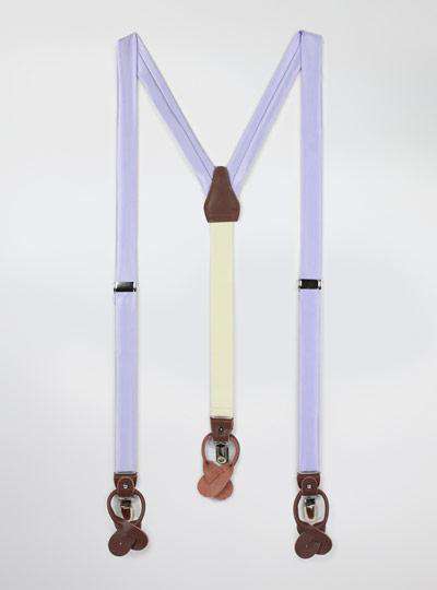 Solid Satin Suspenders