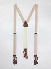 Solid Satin Suspenders