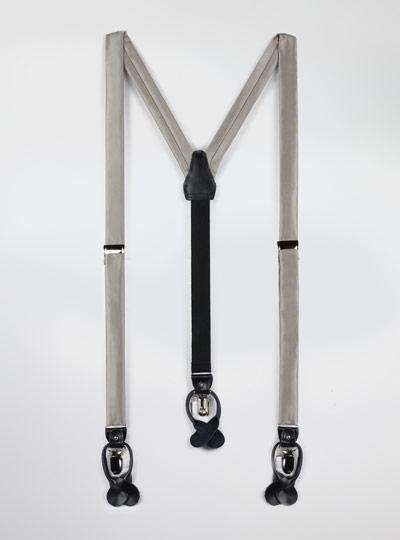 Solid Satin Suspenders