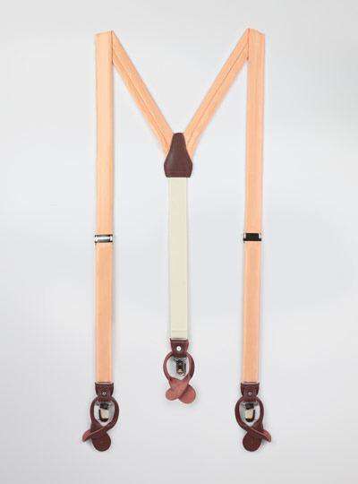 Solid Satin Suspenders