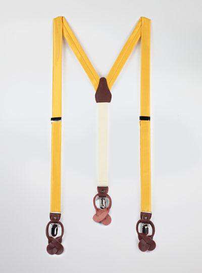 Solid Satin Suspenders