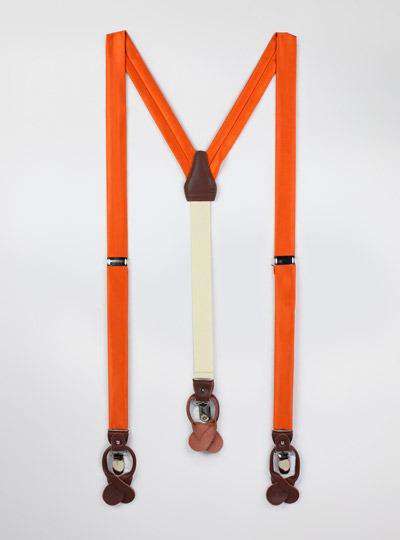 Solid Satin Suspenders