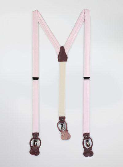 Solid Satin Suspenders