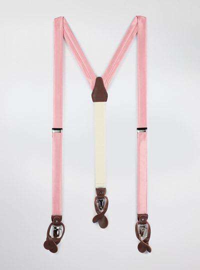 Solid Satin Suspenders