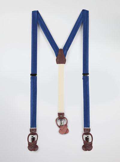 Solid Satin Suspenders