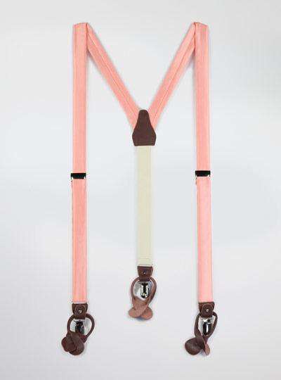 Solid Satin Suspenders