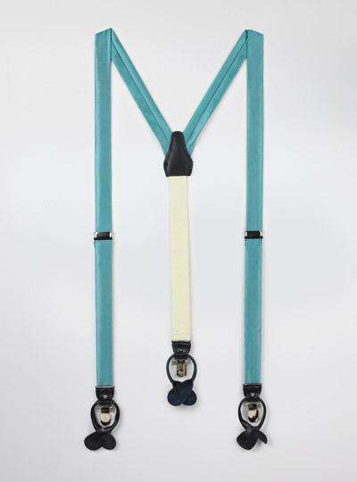Solid Satin Suspenders