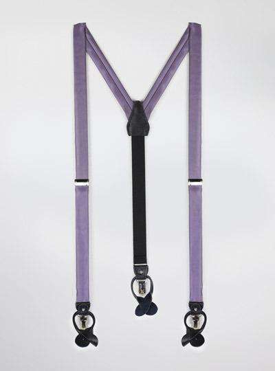 Solid Satin Suspenders