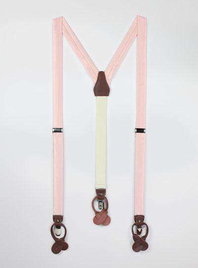 Solid Satin Suspenders