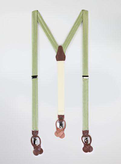 Solid Satin Suspenders