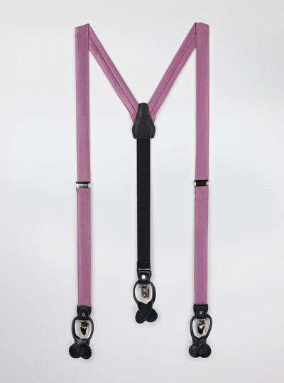 Solid Satin Suspenders