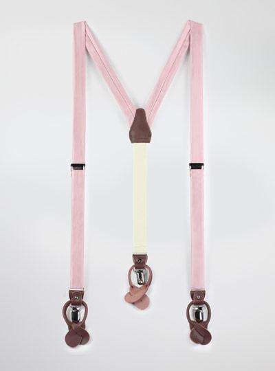 Solid Satin Suspenders