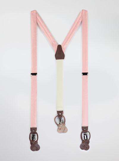 Solid Satin Suspenders