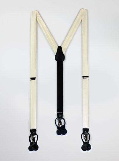 Solid Satin Suspenders