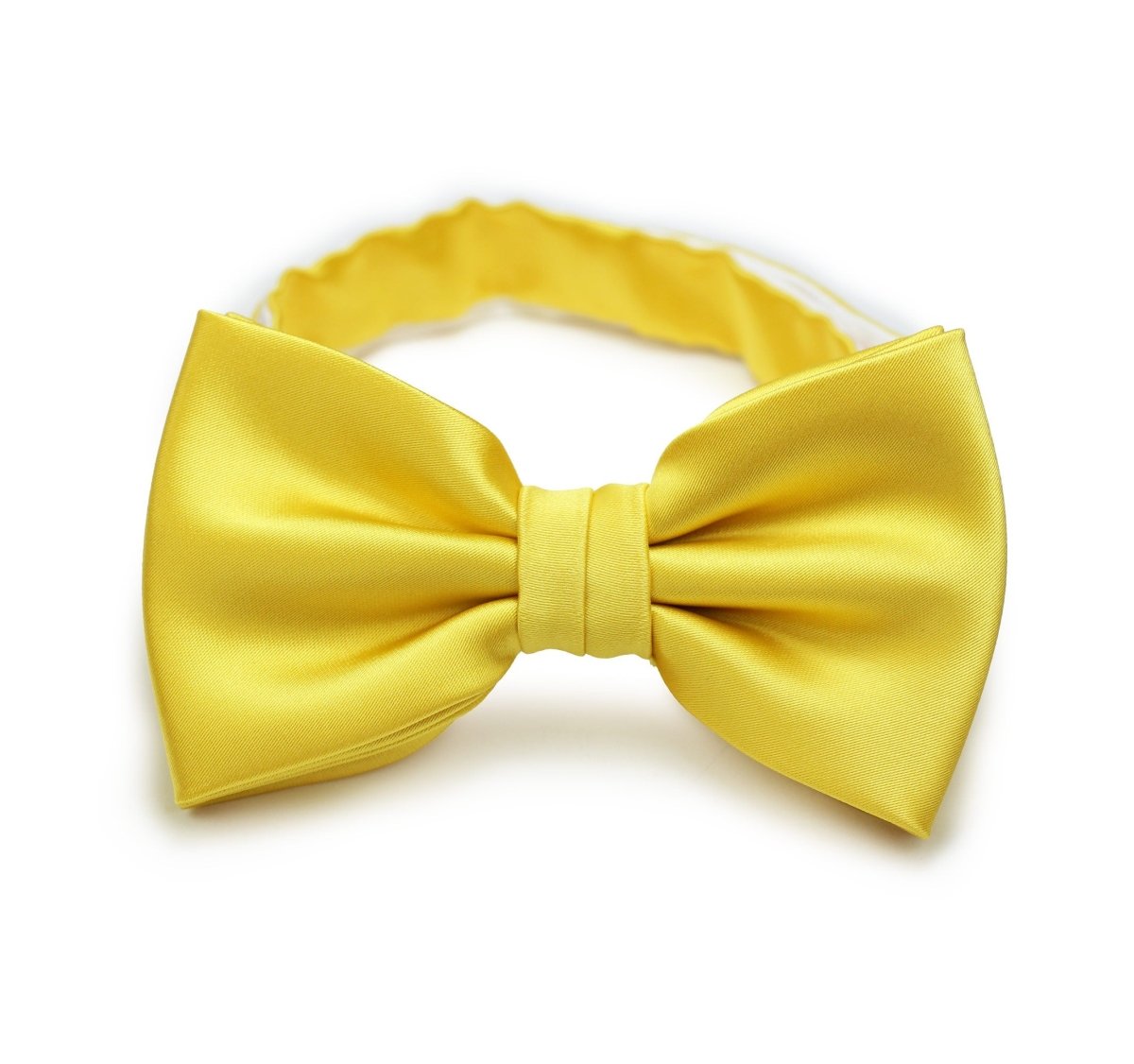 Sun Yellow Solid Bowtie