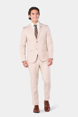 Tan 2 Button Suit
