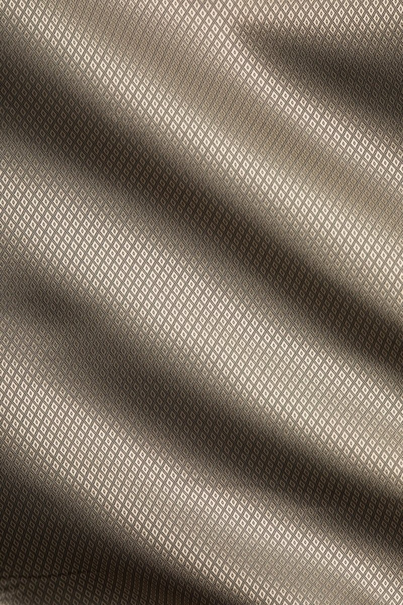 Tan Sharkskin 2 Button Suit