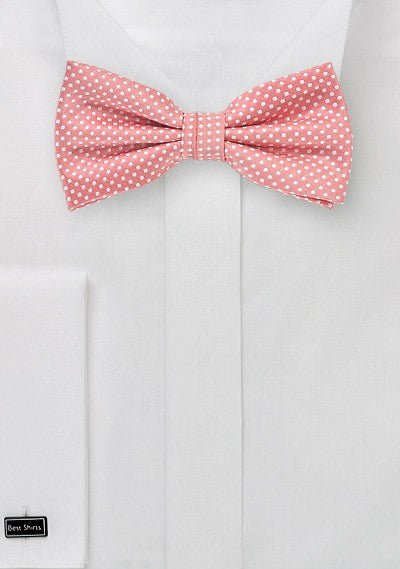 Tulip Pin Dot Bowtie
