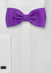 Violet Solid Bowtie