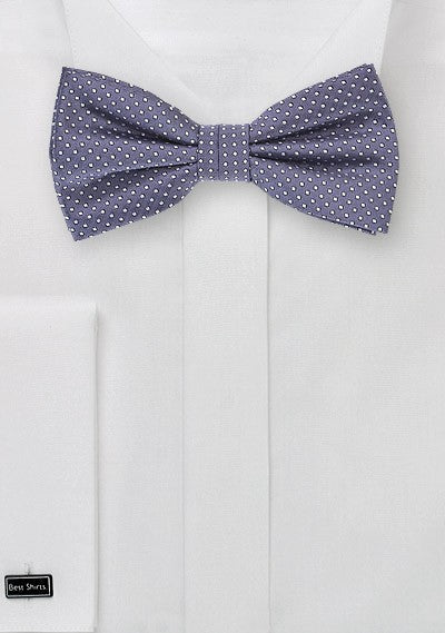 Wisteria Pin Dot Bowtie